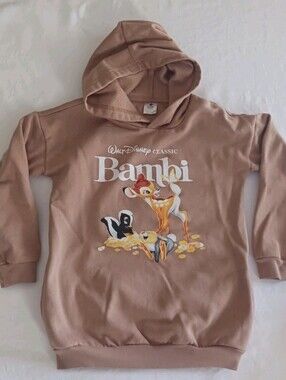Tucker + Tate Tan Disney's Bambi Hoodie Sweatshirt Size 7